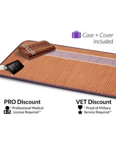 Infrared Therapy Amethyst Bio-Mat Professional + Amethyst Pillow - $100 discounted for the Veteran